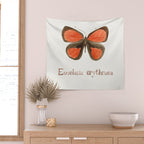 Butterfly - Euselasia erythraea Wall Tapestry Gallery Image 2