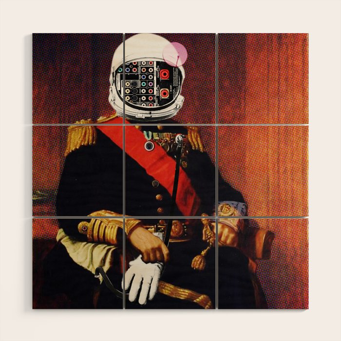 Space General Plug Man Wood Wall Art Gallery Image 1