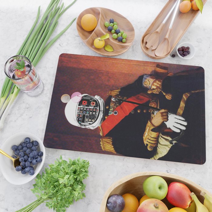 Space General Plug Man Cutting Board Gallery Image 2