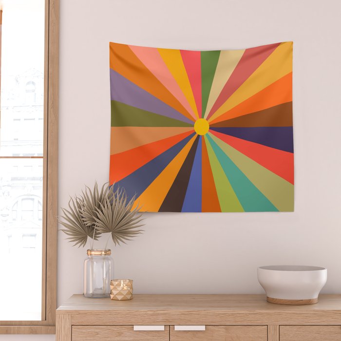 Sun - Soleil Wall Tapestry Gallery Image 2