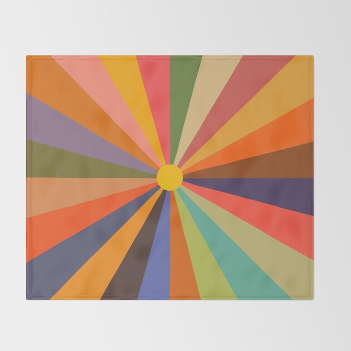 Sun - Soleil Throw Blanket Gallery Image 2