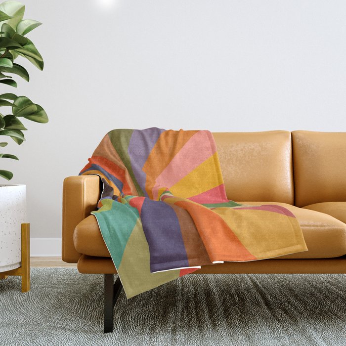 Sun - Soleil Throw Blanket Gallery Image 1