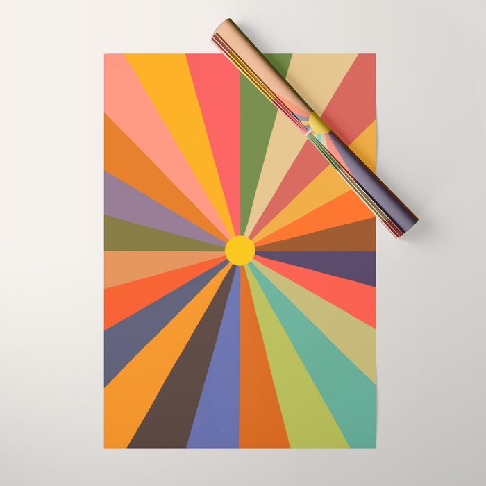 Sun - Soleil Wrapping Paper Gallery Image 1
