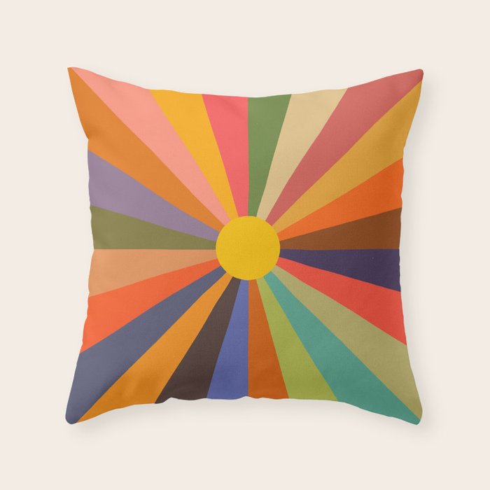 Sun - Soleil Throw Pillow Gallery Image 6
