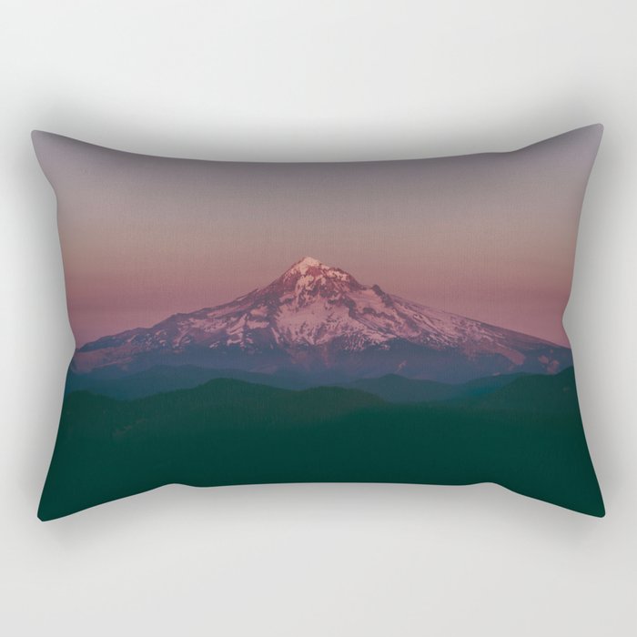 Evenings at Hood Rectangular Pillow Gallery Image 1