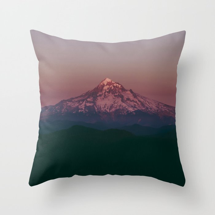 Evenings at Hood Throw Pillow Gallery Image 6
