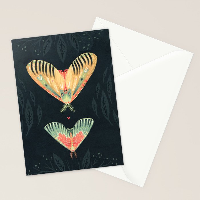 Moth Wings I Stationery Card Gallery Image 2