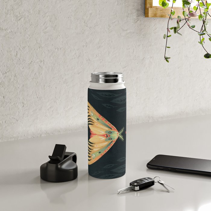 Moth Wings I Water Bottle Gallery Image 4