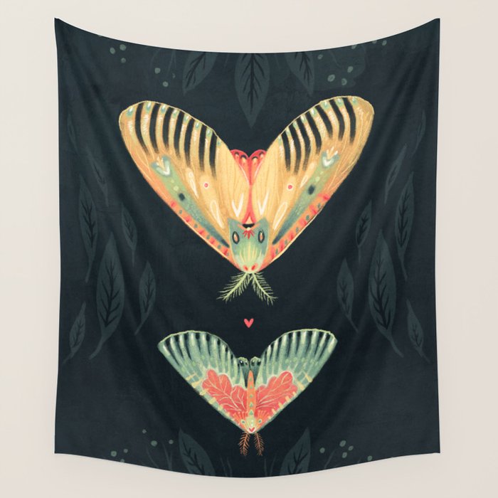 Moth Wings I Wall Tapestry Gallery Image 4