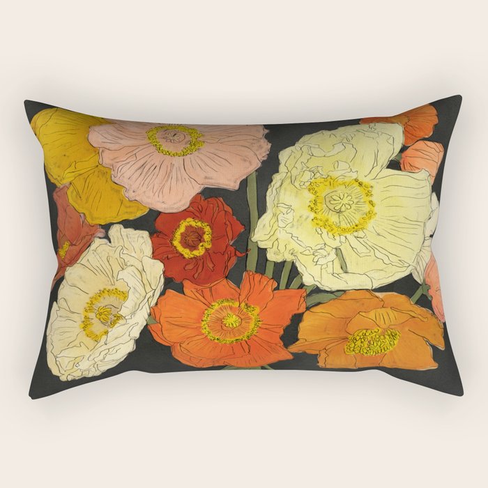 Bountiful Bouquet 1 Rectangular Pillow Gallery Image 1