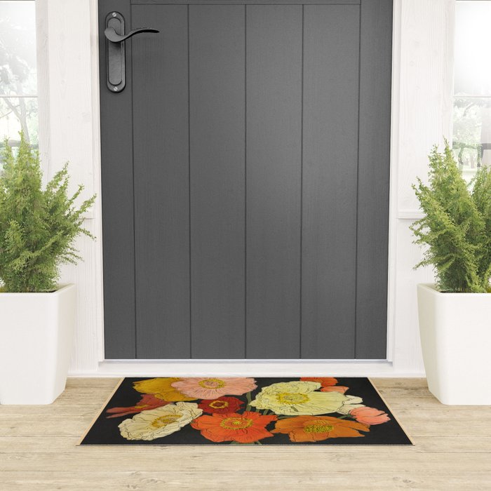 Bountiful Bouquet 1 Welcome Mat Gallery Image 3