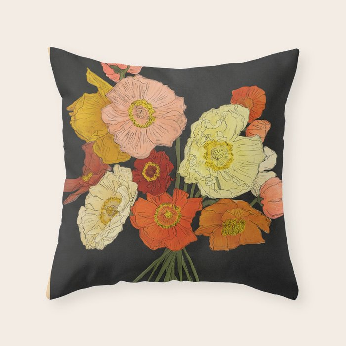 Bountiful Bouquet 1 Throw Pillow Gallery Image 6