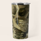 Vincent van Gogh - Skull of a Skeleton with Burning Cigarette Travel Mug Gallery Image 1