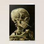 Vincent van Gogh - Skull of a Skeleton with Burning Cigarette Stationery Card Gallery Image 2