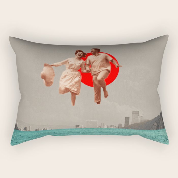 Don't Look Back Rectangular Pillow Gallery Image 1