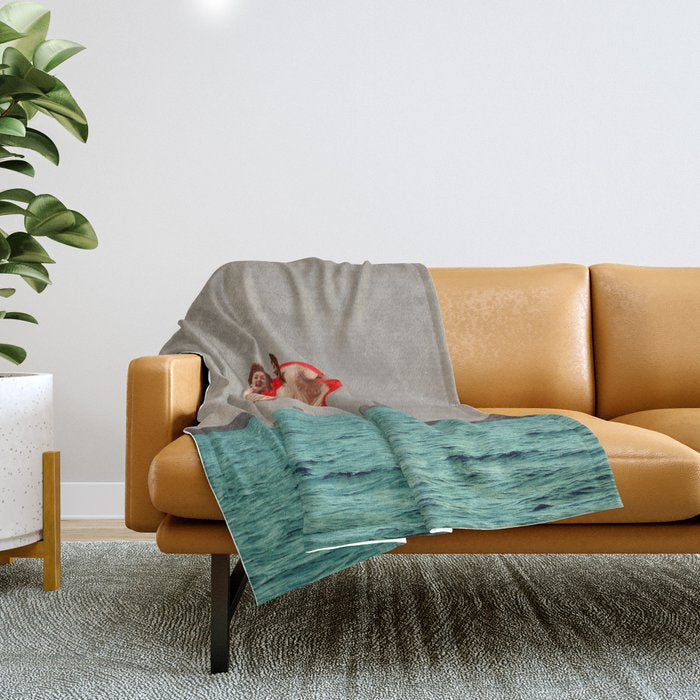 Don't Look Back Throw Blanket Gallery Image 1