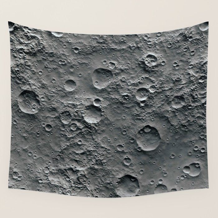 Moon Surface Wall Tapestry Gallery Image 1
