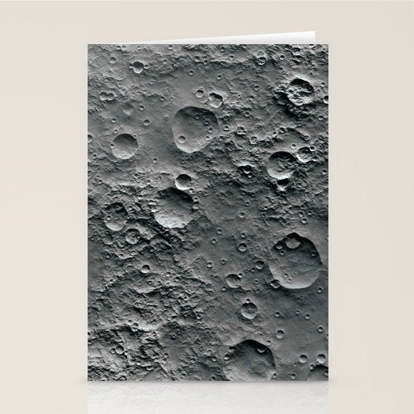 Moon Surface Stationery Card Gallery Image 2