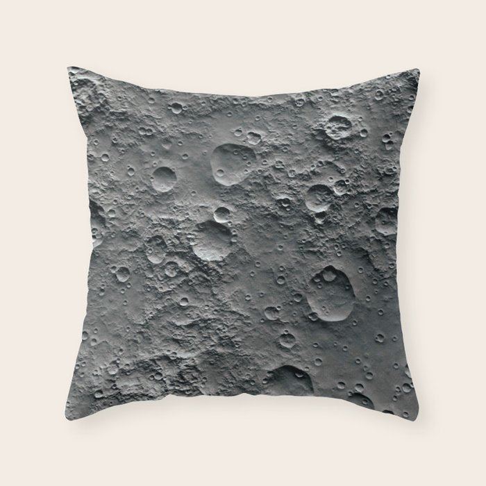Moon Surface Throw Pillow Gallery Image 6