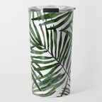 Watercolor simple leaves Travel Mug Gallery Image 1