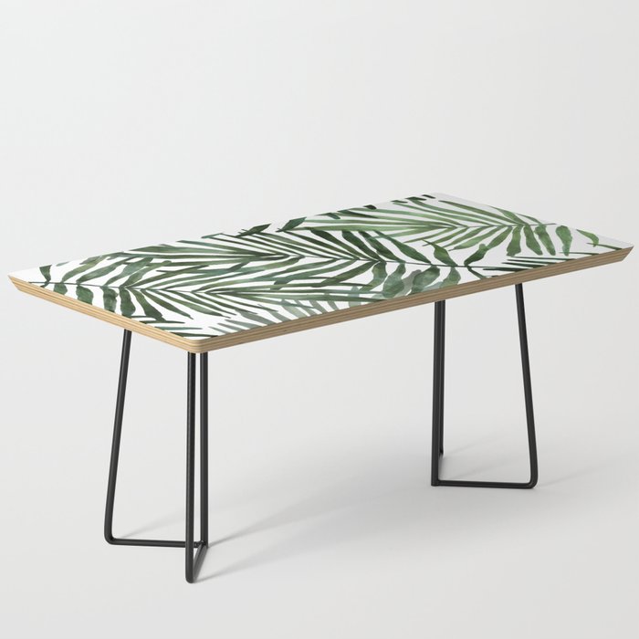 Watercolor simple leaves Coffee Table Gallery Image 1
