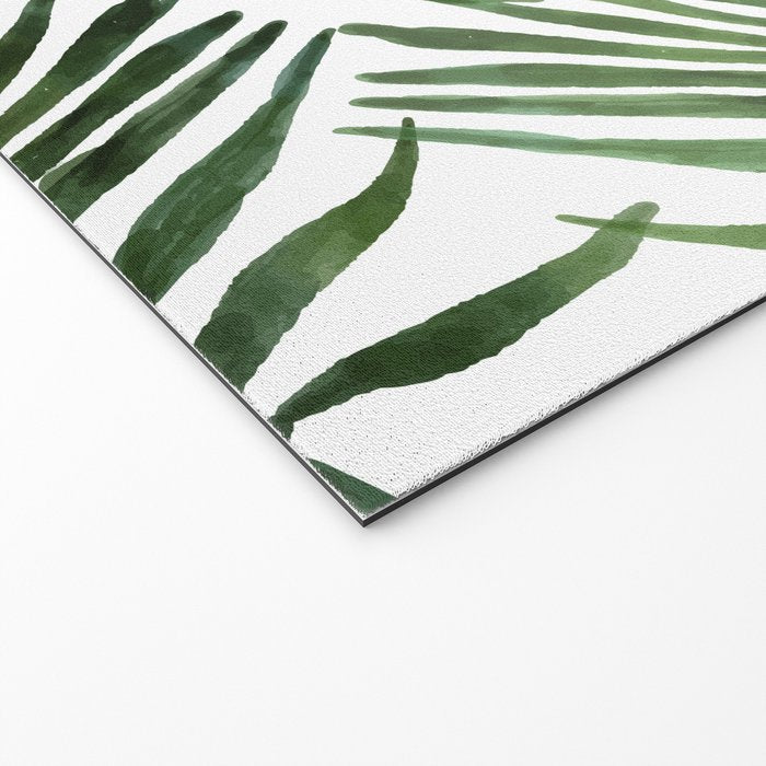 Watercolor simple leaves Welcome Mat Gallery Image 2