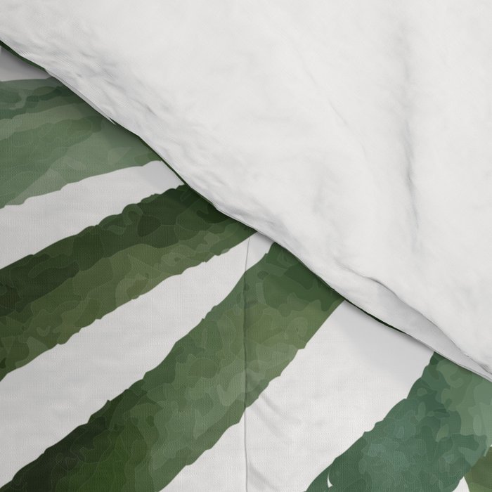 Watercolor simple leaves Comforter Gallery Image 4