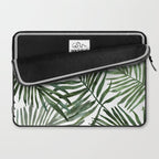 Watercolor simple leaves Laptop Sleeve Gallery Image 2