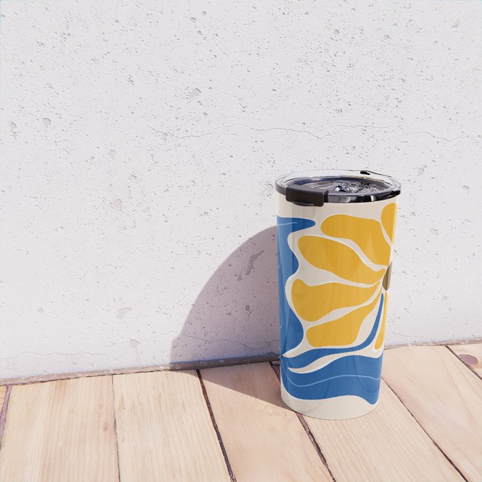 Bold sunflower 3 Travel Mug Gallery Image 4