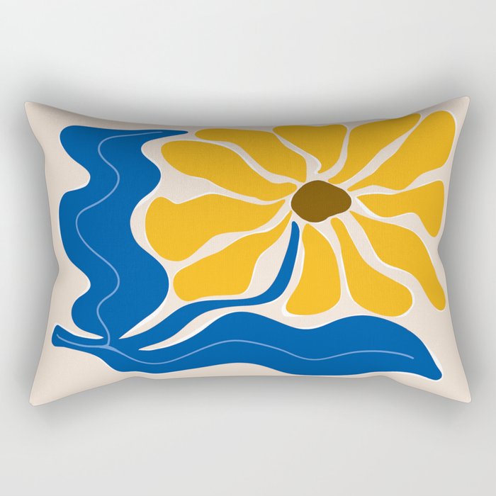 Bold sunflower 3 Rectangular Pillow Gallery Image 1
