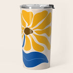 Bold sunflower 3 Travel Mug Gallery Image 2