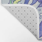 Orcas of Earth | Ocean Conservation Art Bath Mat Gallery Image 2