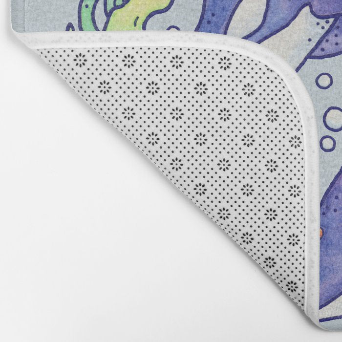 Orcas of Earth | Ocean Conservation Art Bath Mat Gallery Image 2