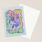Orcas of Earth | Ocean Conservation Art Stationery Card Gallery Image 2