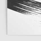 Gestural Abstract Black and White Brush Strokes Poster Gallery Image 3
