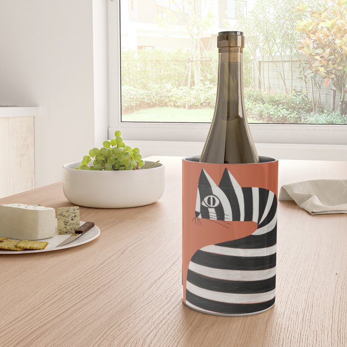 The Striped Cat II Wine Chiller Gallery Image 4