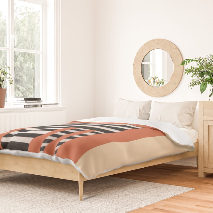 The Striped Cat II Duvet Cover Gallery Image 2