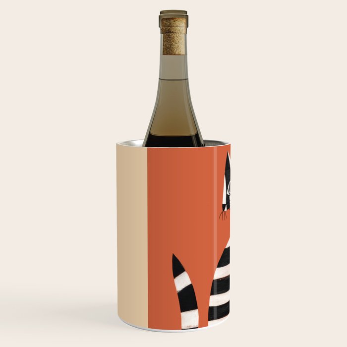 The Striped Cat II Wine Chiller Gallery Image 2