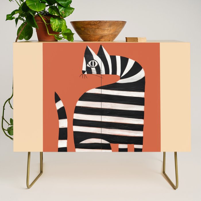 The Striped Cat II Credenza Gallery Image 1
