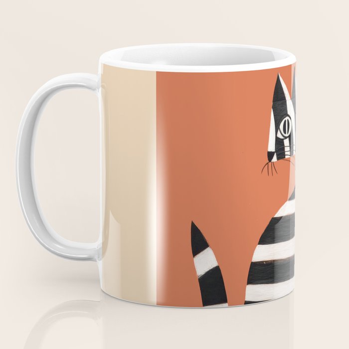 The Striped Cat II Coffee Mug Gallery Image 3