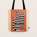 The Striped Cat II Tote Bag Gallery Image 1