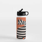 The Striped Cat II Water Bottle Gallery Image 1
