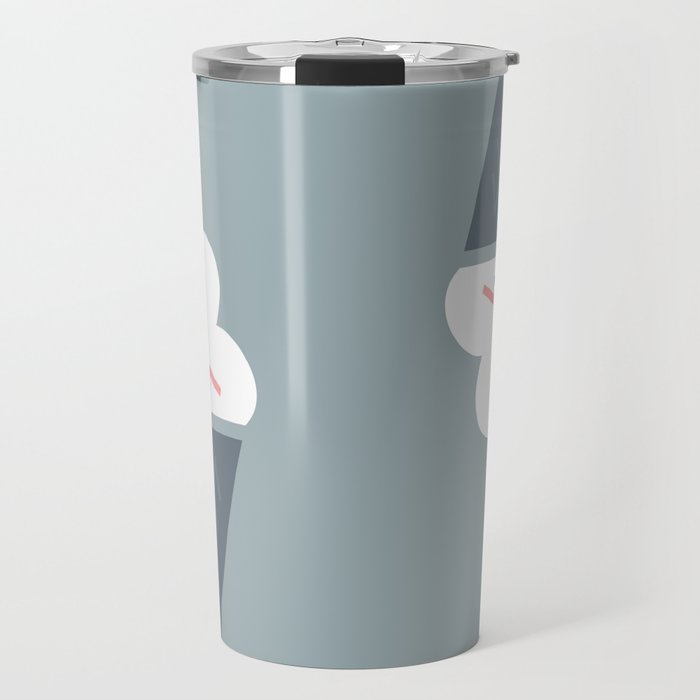Ice Cream (Blue) Travel Mug Gallery Image 1