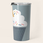 Ice Cream (Blue) Travel Mug Gallery Image 3