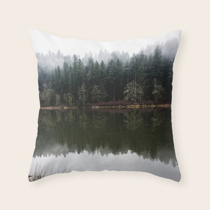 Lost In The PNW Throw Pillow Gallery Image 1