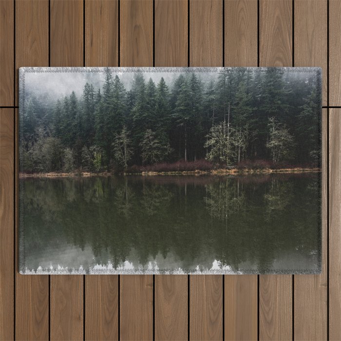 Lost In The PNW Outdoor Rug Gallery Image 1