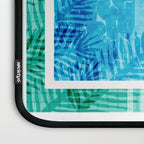 Chillin' - poolside palm springs vacation resort tropical swim swimming retro neon throwback 1980s Laptop Sleeve Gallery Image 3