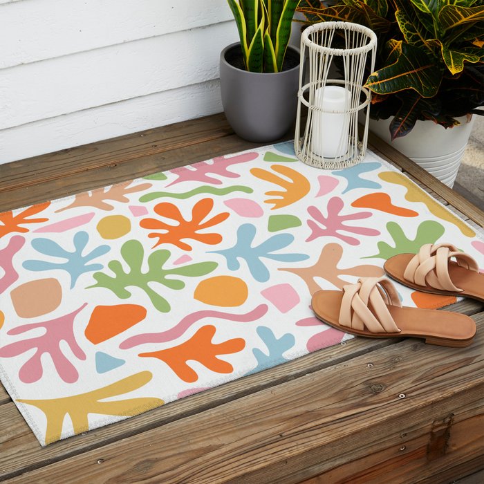 Matisse cut-outs - Spring Poster Outdoor Rug Gallery Image 2
