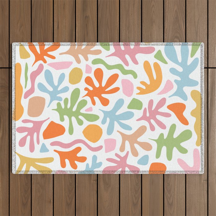 Matisse cut-outs - Spring Poster Outdoor Rug Gallery Image 1
