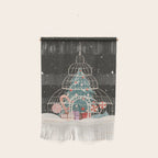 Enchanted Winter Glasshouse Filled with Festive Delights Wall Hanging Gallery Image 1